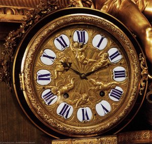 Reloj De Pared (pendule) - Getty Museum — André-charles Boulle, Rococo Marquetry