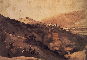 View Of Tivoli — Claude Lorrain (claude Gellée), Baroque Landscape