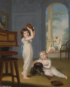 Emily And George Mason — Arthur William Devis
