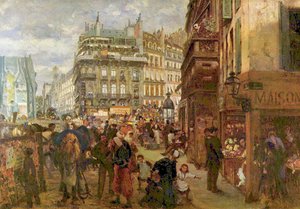 Wochentag In Paris — Adolph Von Menzel