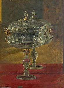 Still Life With Crystal Compote — Blaise Alexandre Desgoffe