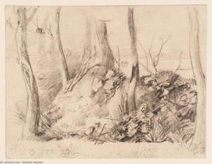 Sketch Of Scene From Ancient Life 1 — Nicholas Roerich