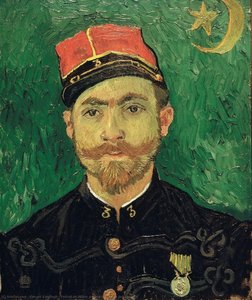 Retrato De Milliet, Segundo Teniente De Los Zouaves — Vincent Willem Van Gogh