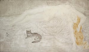 Nu Au Chat — Léonard Tsuguharu Foujita