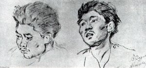 Study Of Khakasy — Vasily Ivanovich Surikov