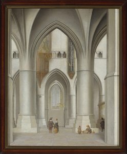 View Of The Interior Of The St. Bavo Church In Haarlem — Питер Янсз. Саенредам