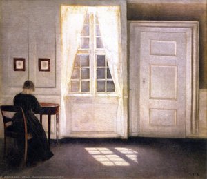 Interior From Strandgade With Sunlight On The Floor — Vilhelm (hammershøi)hammershoi, Northern European Modernism