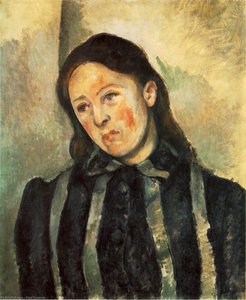 Madame Cezanne With Unbound Hair — Paul Cézanne, Post-impressionism