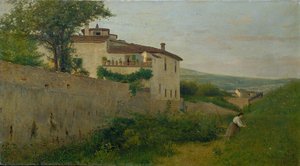 Villa Batelli Along The Affrico River — Silvestro Lega
