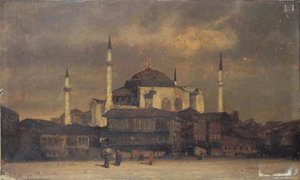 Mosquée À Constantinople — Lottier Louis