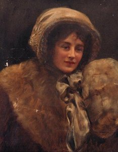 Portrait Of Mrs H. C. Marillier — John Maler Collier