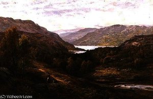 A Shepherd Boy with his Dog in a Highland