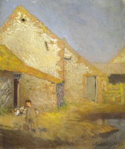A Farmyard — Sir George Clausen, Realism