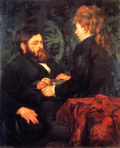 Maler Hafenmeister with Model (also known as Adam and Eve in Costume)