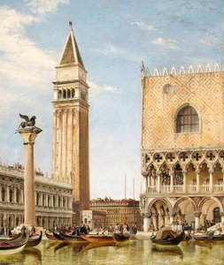 The Piazzetta, Venice — Edward William Cooke