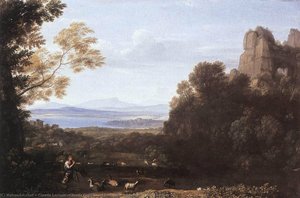 Landscape With Apollo And Mercury — Claude Lorrain (claude Gellée)