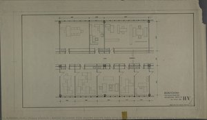 Basic Scheme For Room Units And Utilisation In The Hv House (trading House Berlin) — Franz Ehrlich, Bauhaus