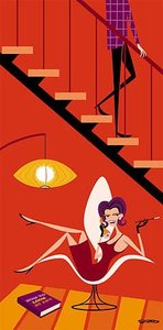 The Stairs — Josh Agle (shag)