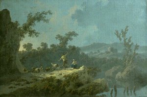 Les Chèvres — Jean-baptiste Pillement