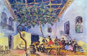 Design For Bizet's Opera 'carmen' — Pyotr Konchalovsky