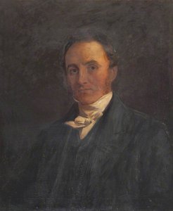 John Griffiths (1807–1885), DD, Scholar (1824), Fellow (1830), Warden (1871–1881), Benefactor (copy after George Frederic Watts)