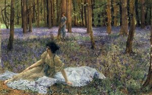 Bluebells — Lourens Alma Tadema