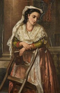Girl In A Church In Rome — Patrick Allan Fraser