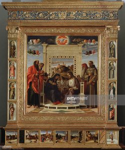 Pesaro Altarpiece. Coronation Of The Virgin — Giovanni Bellini