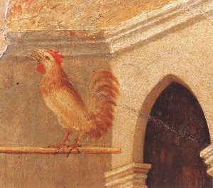 Christ Mocked (detail) — Duccio Di Buoninsegna