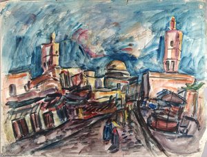 Kairouan The Grande Rue And The Mosques — William H. Johnson