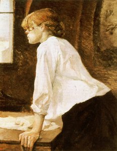 The Laundry Worker — Henri De Toulouse-lautrec, Post-impressionism