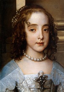 Antoon Detail Willem Ii And Princes Mary Sun — Sir Anthony Van Dyck