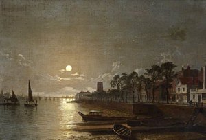 Chelsea By Moonlight — Henry Pether