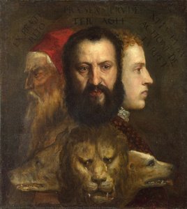 Allegory Of Time Governed By Prudence — Titian Ramsay Peale Ii, High Renaissance