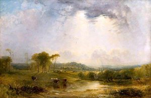 Landscape With Harrow In The Distance — Thomas Creswick