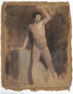 Male Nude — Thomas Cole, Romantic Landscape