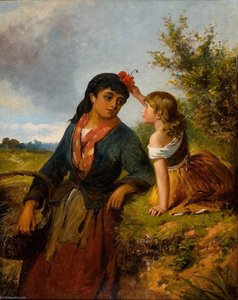 The Flower Girl — Egron Sillif Lundgren