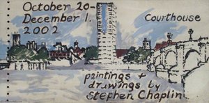 Putney Bridge And Putney Wharf, London (diptych, Left Panel) — Stephen Chaplin