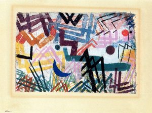 Interplay Of Forces In A Lech Riber Landscape — Paul Klee