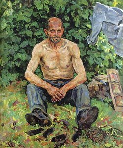 Portrait Of Mole-catcher Fedor Petrovich — Pyotr Konchalovsky