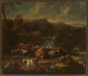 Herd In The Mountains — Philipp Peter Roos