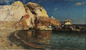 Seaview of Ischia with stacks