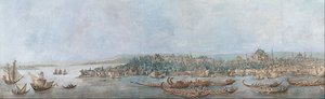 François Cassas - Panorama Of Sarayburnu — Louis-françois Cassas