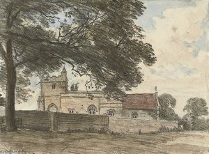 View Of A River, Evening — Peter De Wint