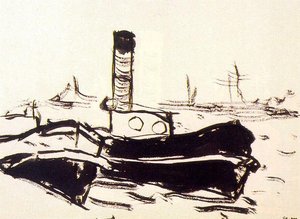 The Port Of Hamburg 3 — Albert Marquet