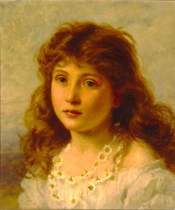 Young Girl — Sophie Gengembre Anderson, Pre-raphaelites