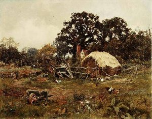 A Surrey Farmstead — Edward Wilkins Waite