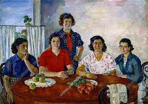 Spanish Women — Pyotr Konchalovsky