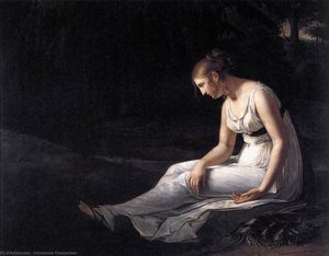 Melancholy — Constance Charpentier, Neoclassical Painting