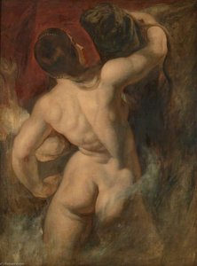 A Naiad (copy Of Peter Paul Rubens, Detail From 'the Arrival Of Marie De Medici At Marseilles') — William Etty, Romanticism